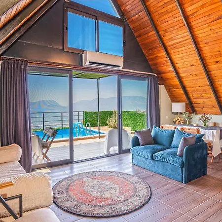 Ilgin Panoramic Mountain & Sea Views, Secluded Retreat Villa Aklar