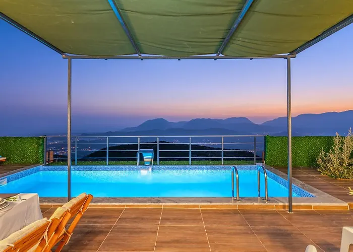 Ilgin Panoramic Mountain & Sea Views, Secluded Retreat Villa Aklar