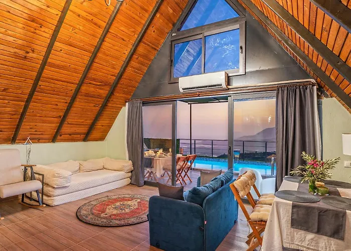 فيلة Ilgin Panoramic Mountain & Sea Views, Secluded Retreat